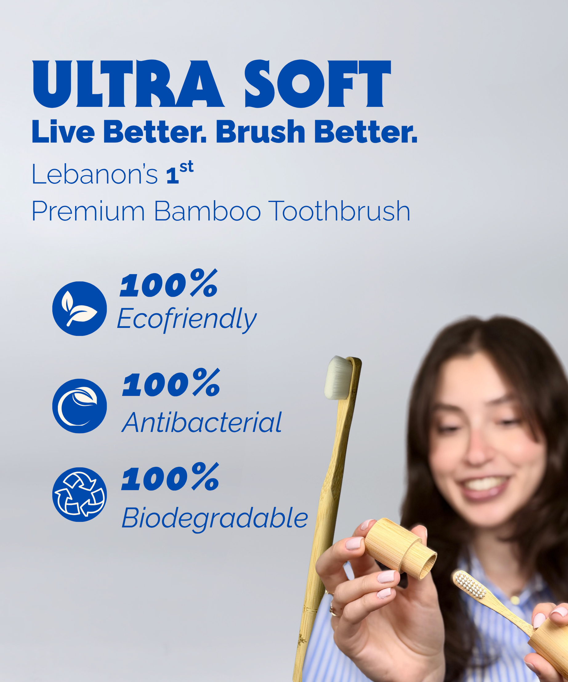 Sensitive Teeth Bamboo Toothbrush Ultra Soft