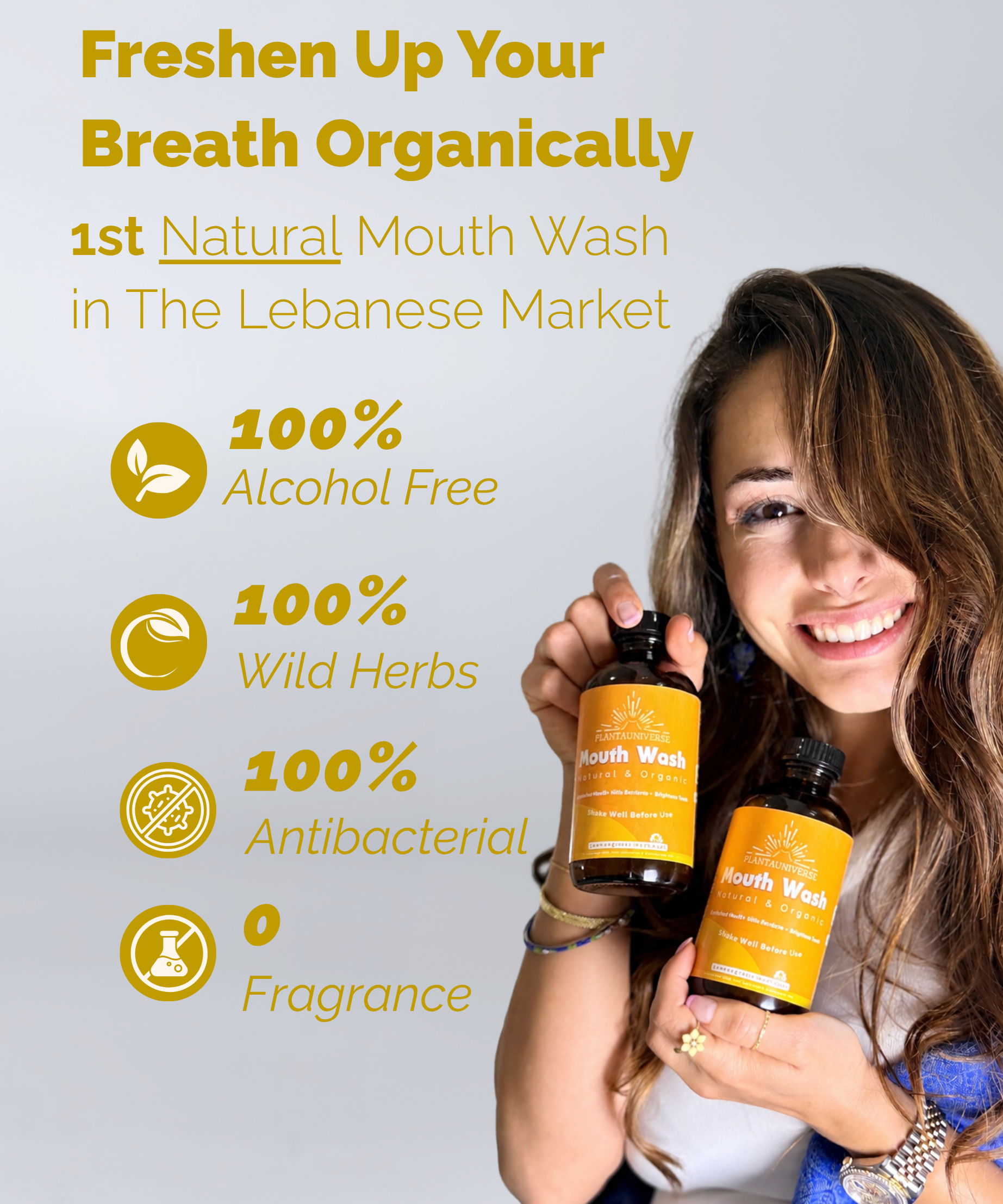 Fresh Breath Lemongrass Mouth Wash