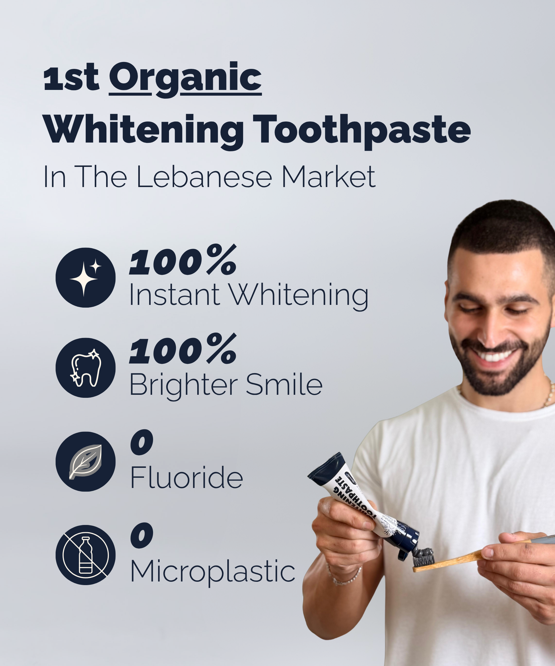 Instant Whitening Toothpaste Tube