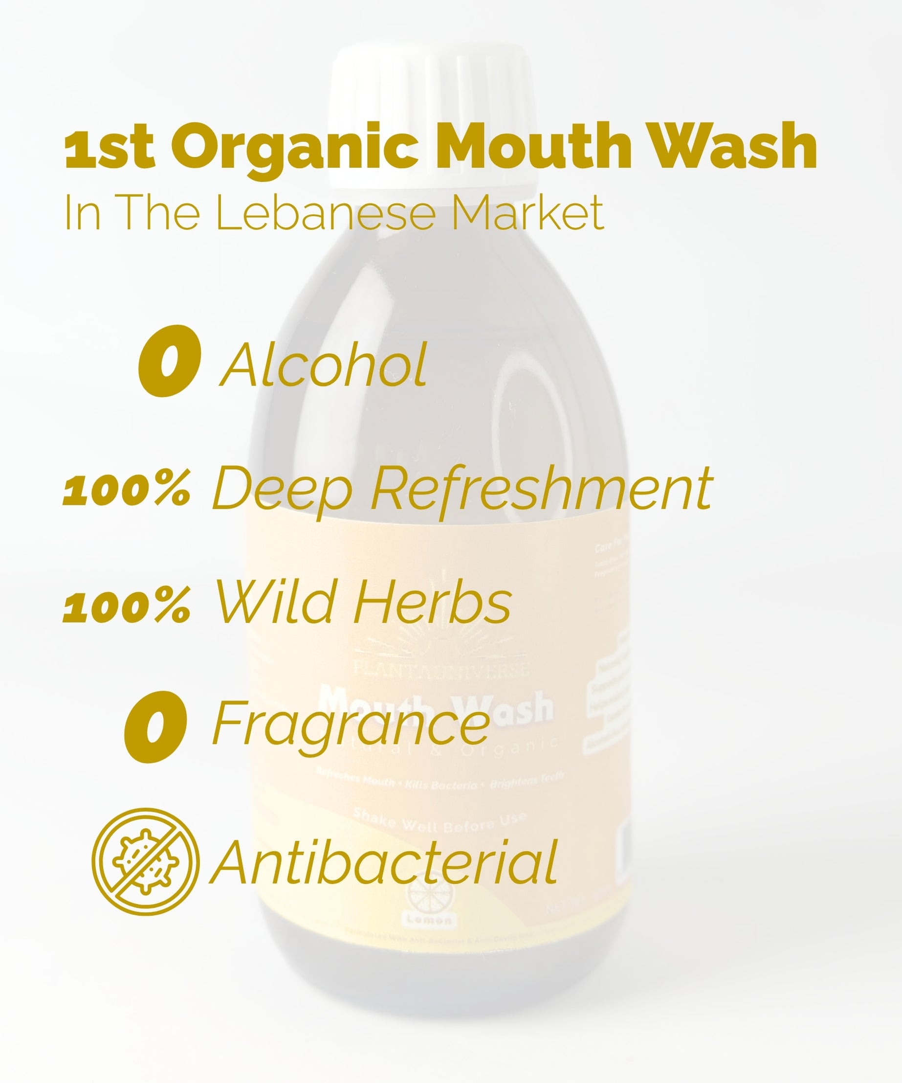 Fresh Breath Lemongrass Mouth Wash