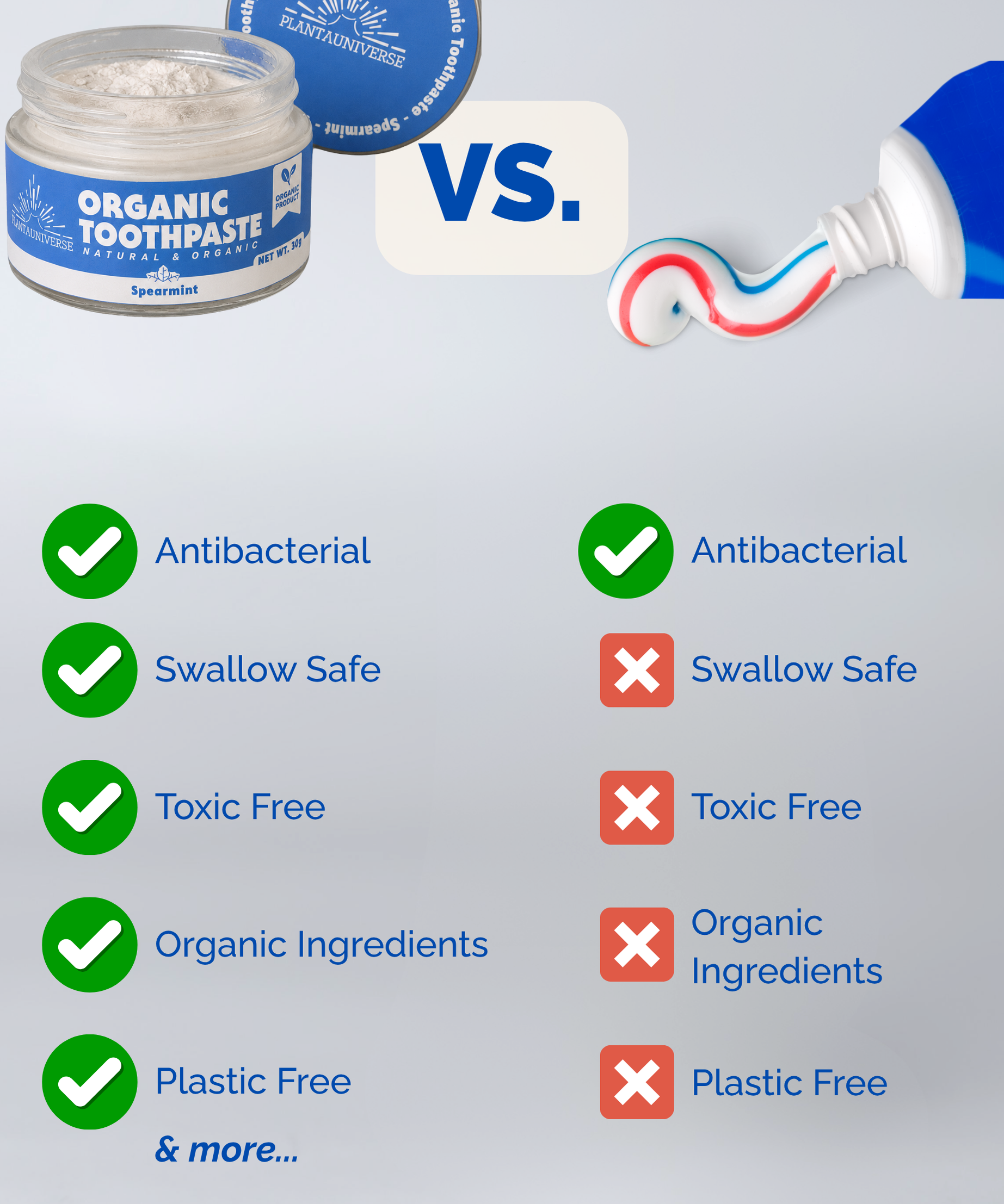 Fluoride Free Natural Toothpaste Jar