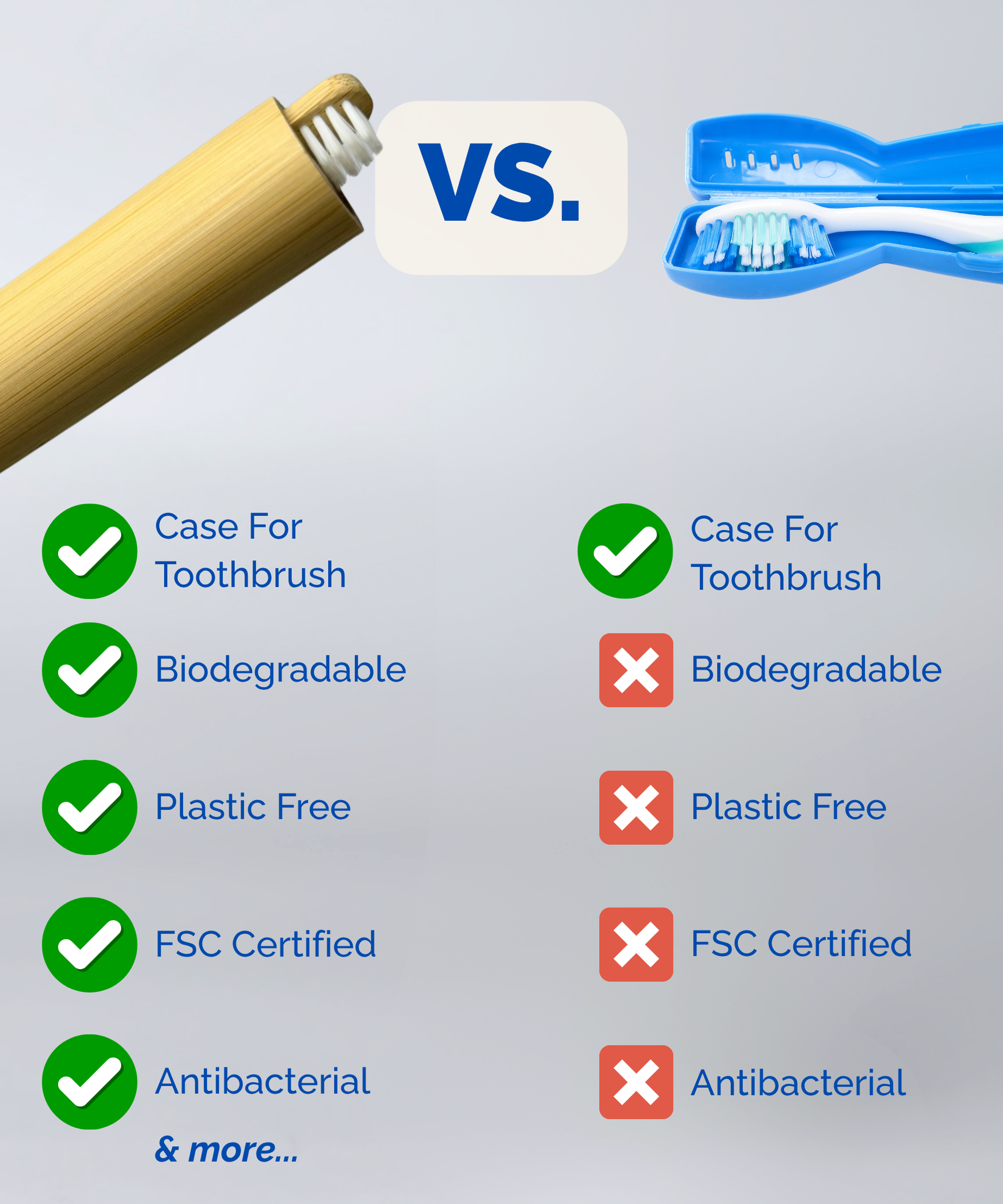 Bamboo Toothbrush Case