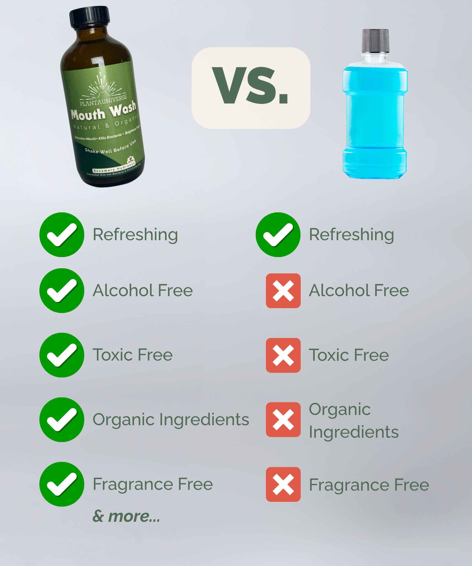 Fresh Breath Rosemary Mouth Wash
