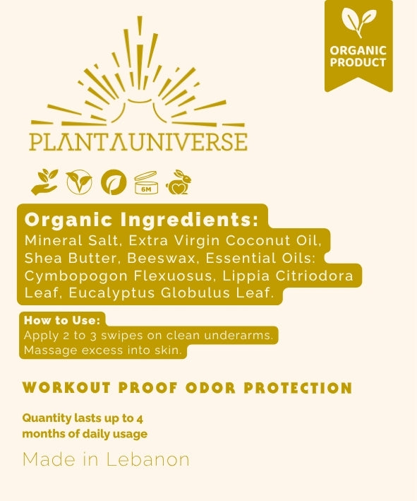 Organic Lemon Deodorant