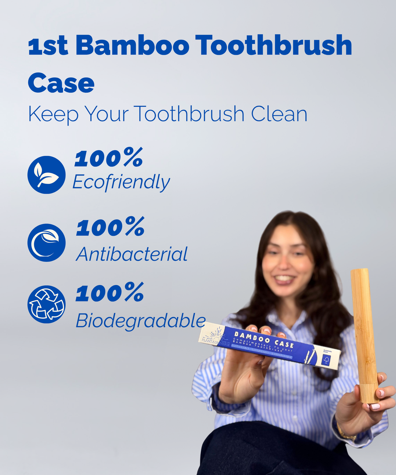 Bamboo Toothbrush Case