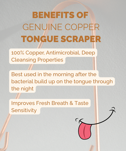 Copper Tongue Scraper