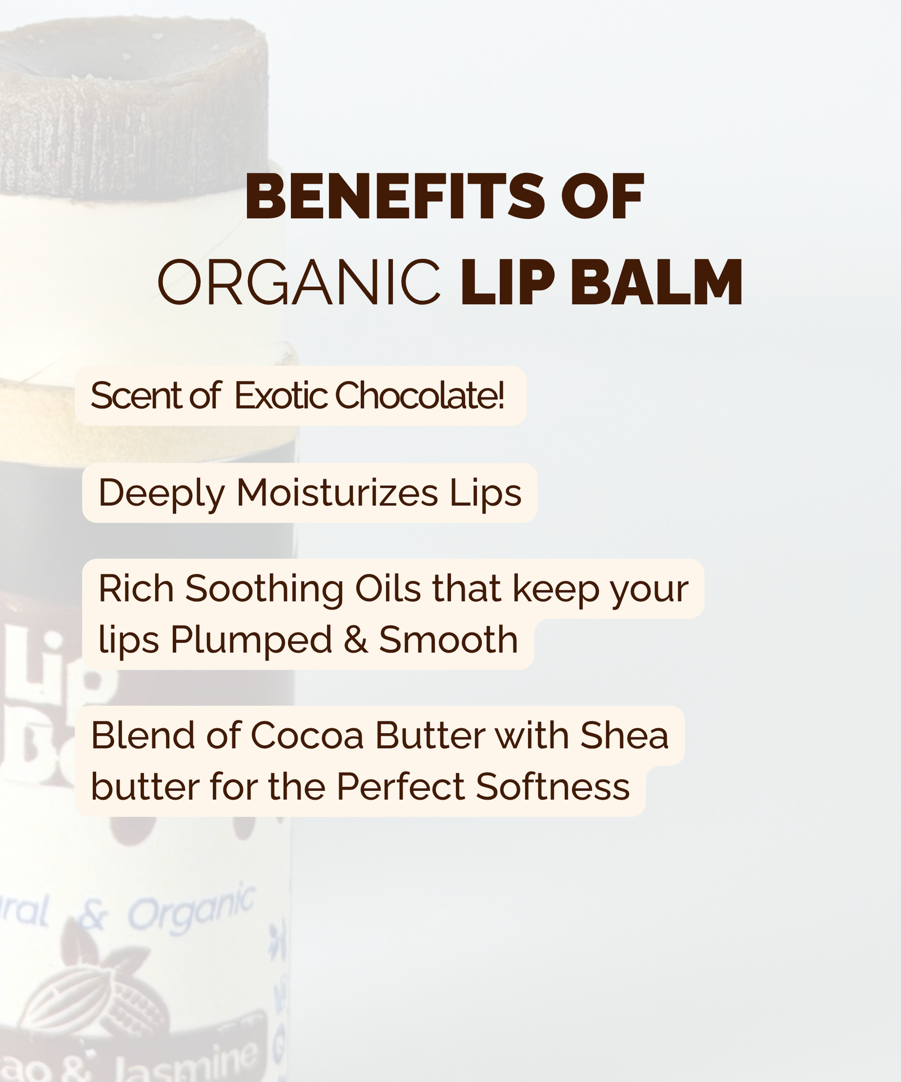 Ultra Nourishing Cacao &amp; Jasmine Lip Balm