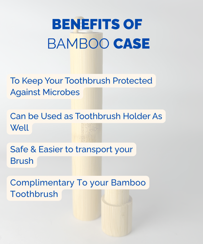 Bamboo Toothbrush Case