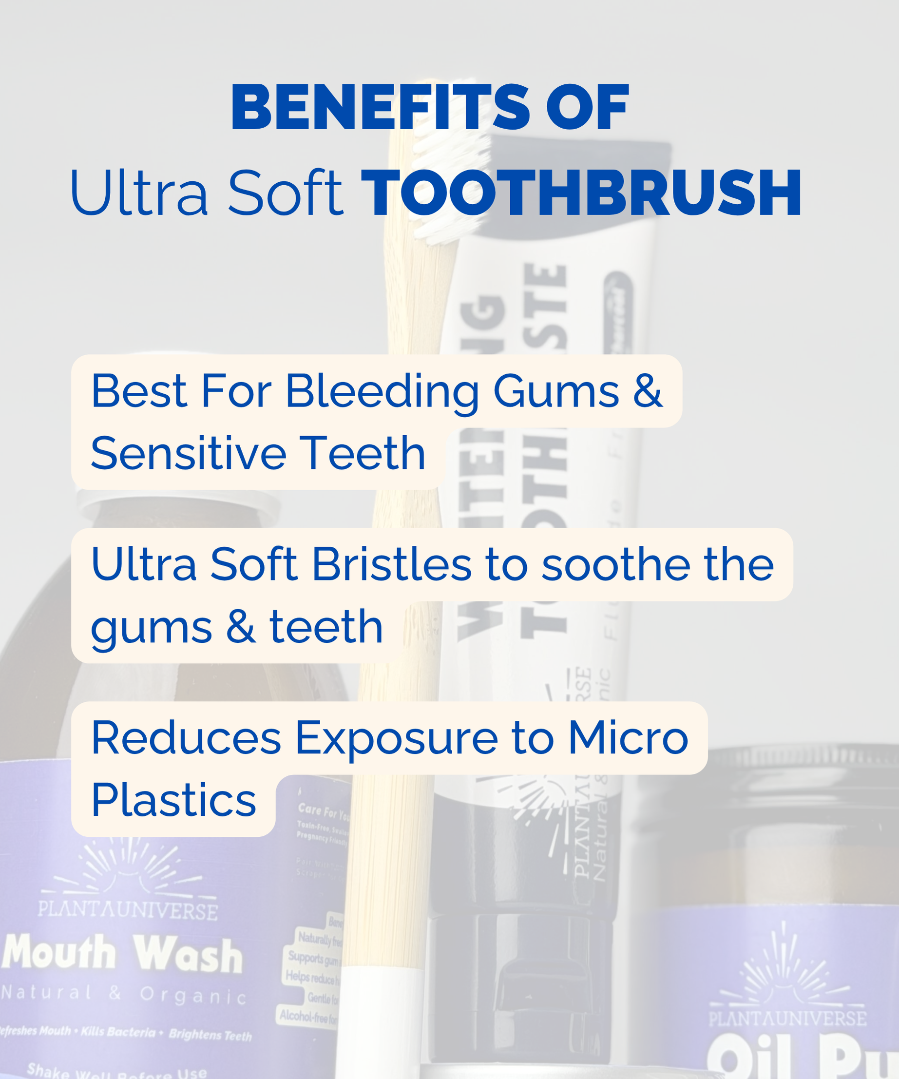 Sensitive Teeth Bamboo Toothbrush Ultra Soft