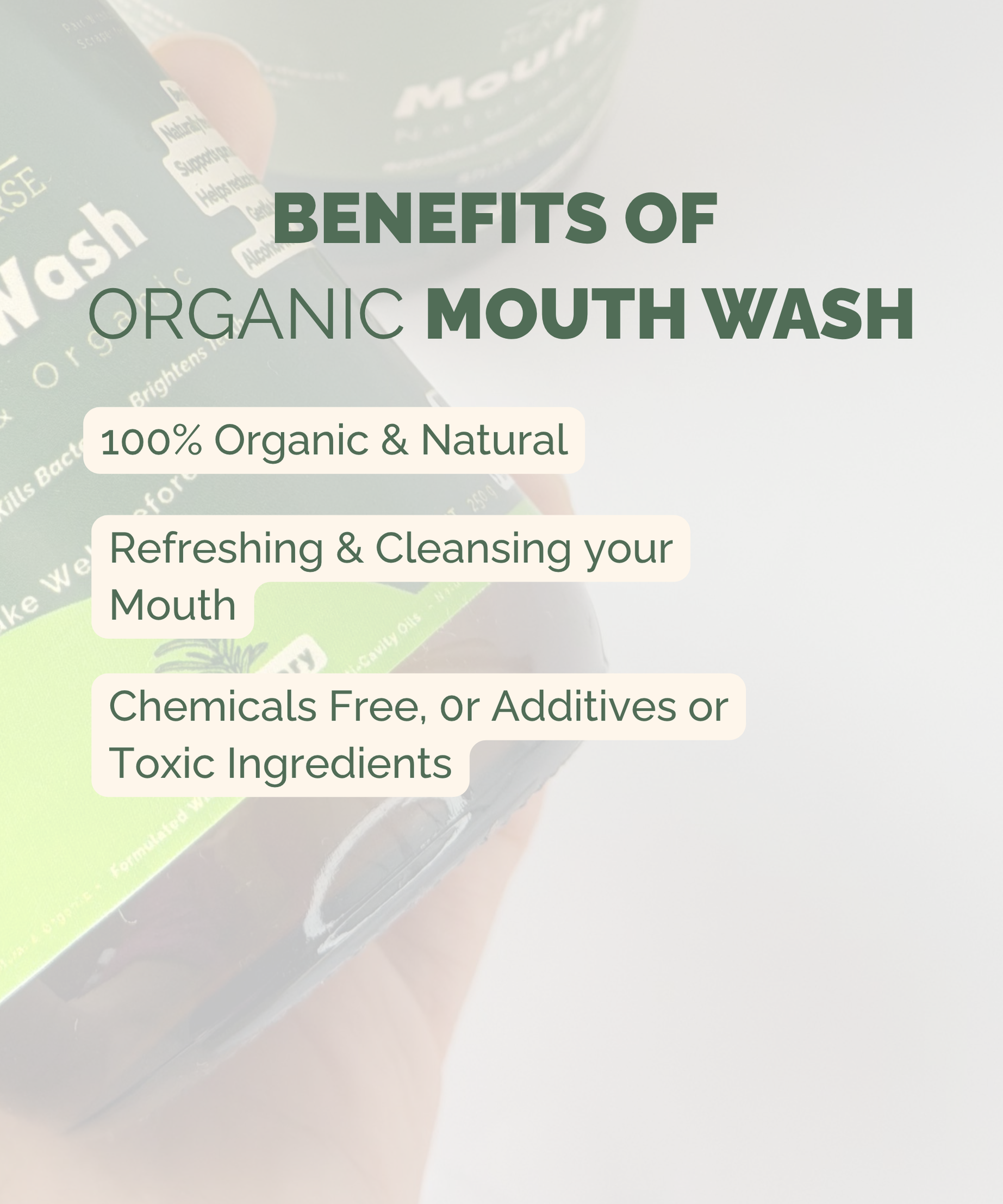 Fresh Breath Rosemary Mouth Wash