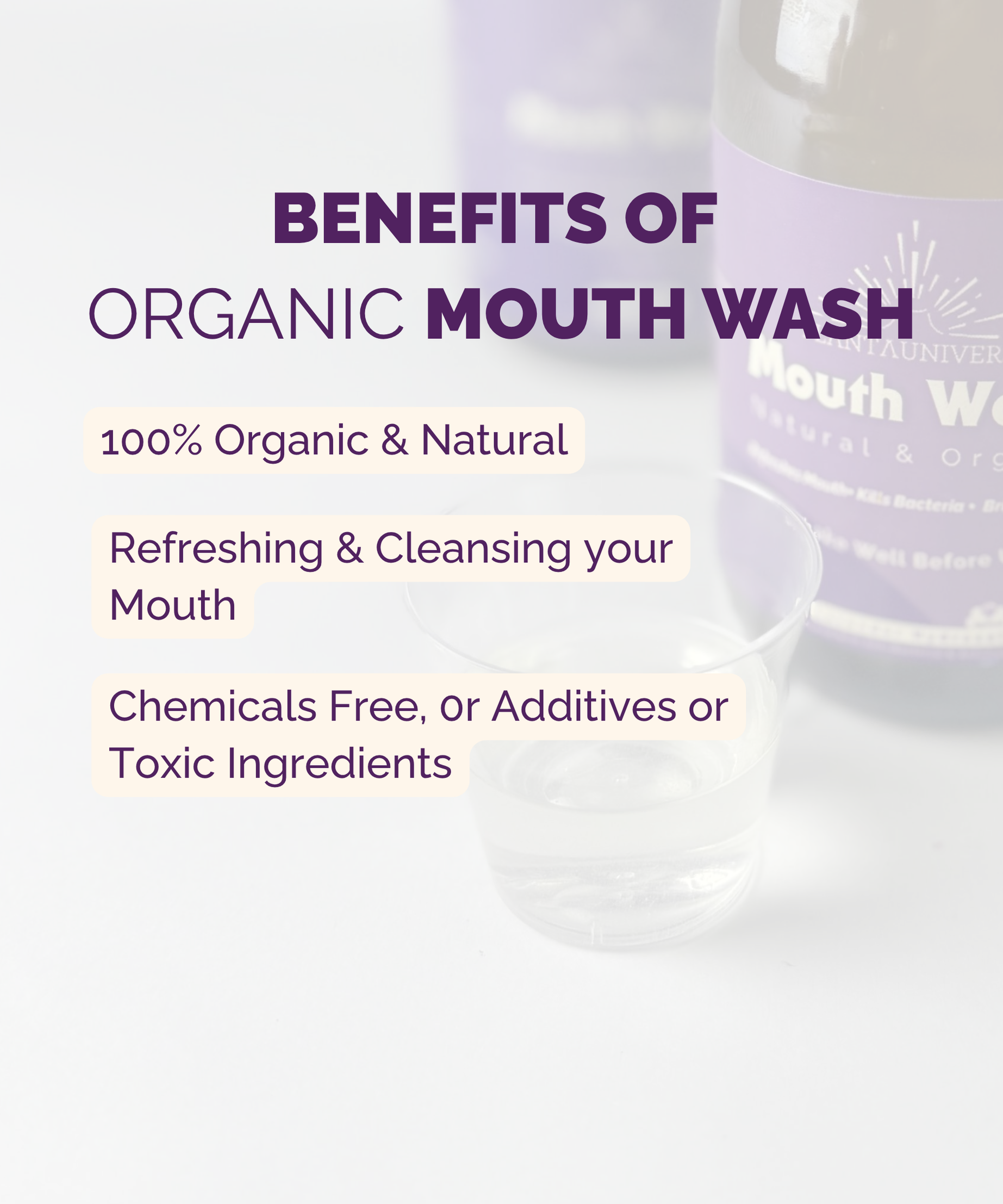 Fresh Breath Lavender Mouth Wash