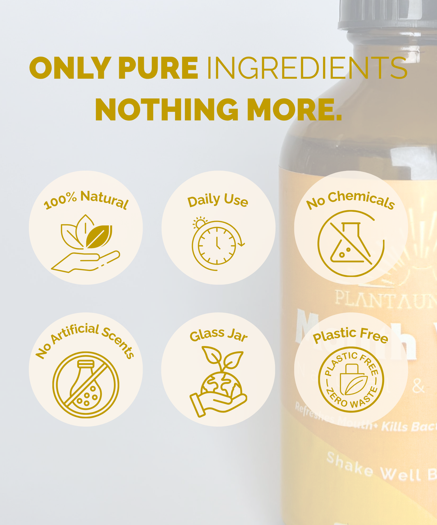 Fresh Breath Lemongrass Mouth Wash