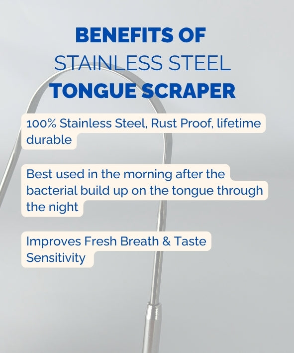 Stainless Steel Tongue Scraper
