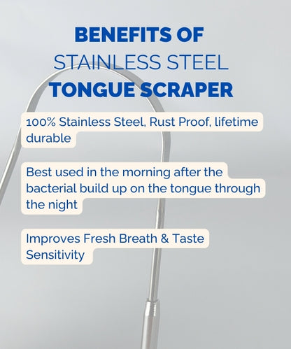 Stainless Steel Tongue Scraper