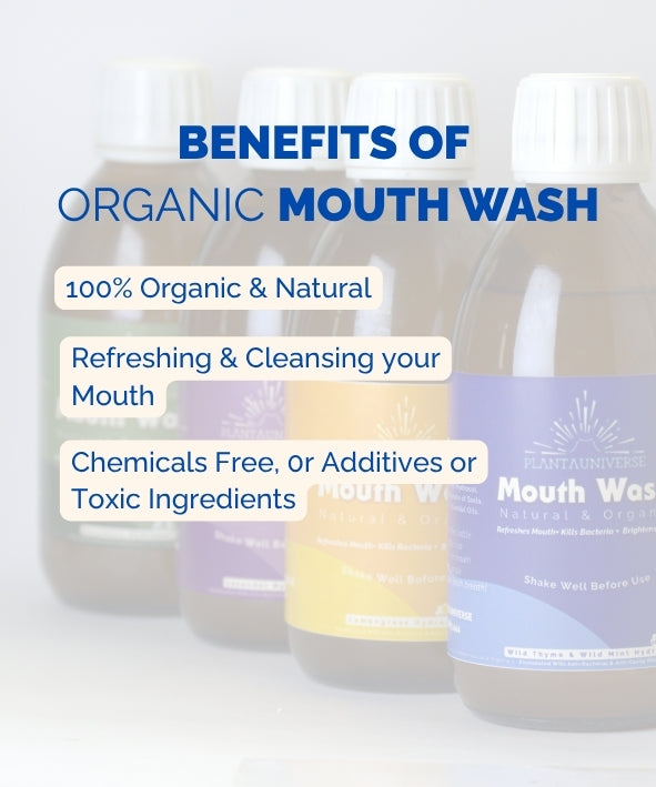 Organic Mint Mouth Wash
