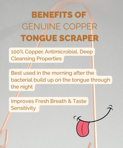 Copper Tongue Scraper