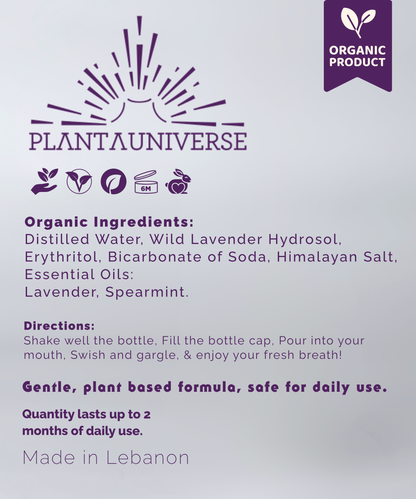 Fresh Breath Lavender Mouth Wash