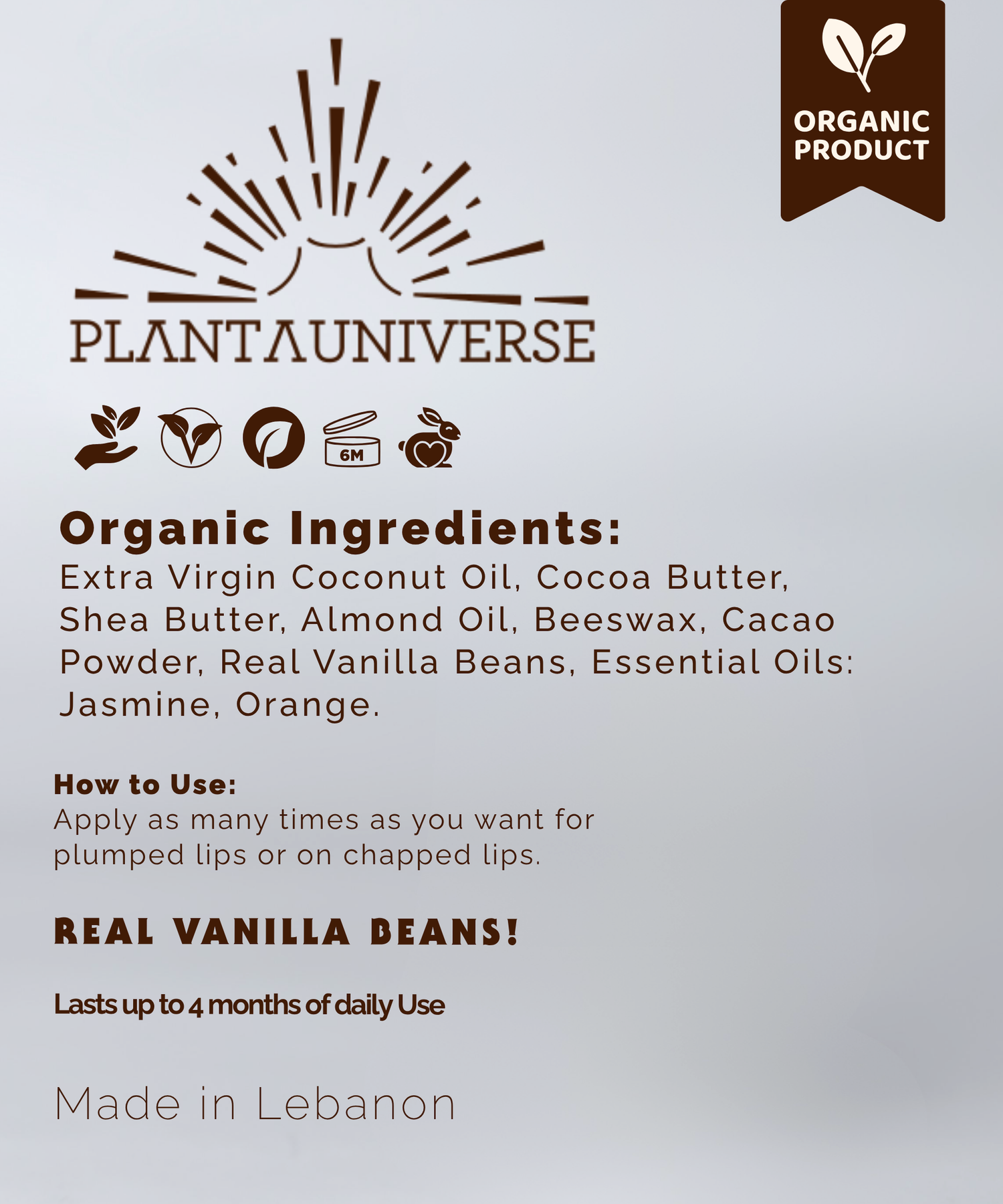 Ultra Nourishing Cacao &amp; Jasmine Lip Balm