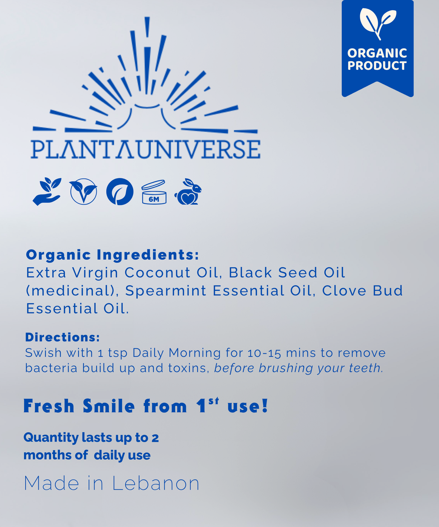 Organic Oil Pulling